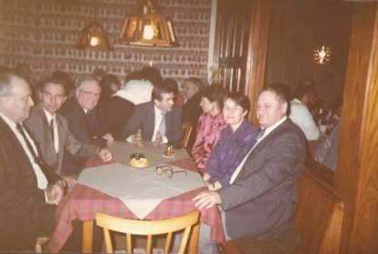 1989.február az első hivatalos budaörsi delegáció vacsorája
